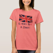 BRITISH U.K. FLAG Patriotic Ringer Shirt (Vorderseite)