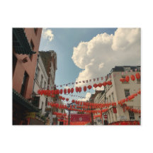 British UK London Chinatown Flag Lanterns Travel