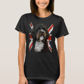 British UK Portie Dog on Great Britain Portuguese T-Shirt (Vorderseite)