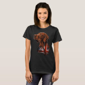 British UK Vizsla on Great Britain Vizsla T-Shirt (Vorne ganz)