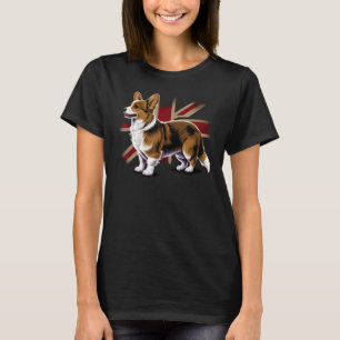 British UK Welsh Corgi, Großbritannien Walish Corg T-Shirt