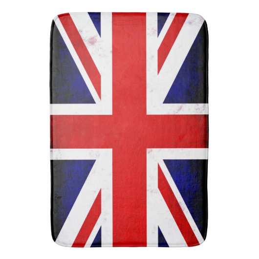 British Union Jack Flag Badematte (Vorderseite Vertikal)