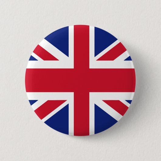 British Union Jack Flag Button (Vorderseite)