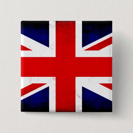 British Union Jack Flag Button (Vorderseite)
