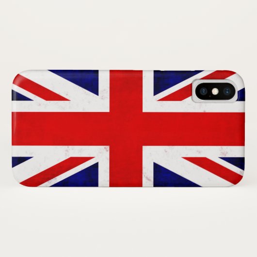 British Union Jack Flag Case-Mate iPhone Hülle (Rückseite (Horizontal))