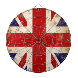 British Union Jack Flag Dartscheibe