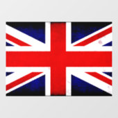 British Union Jack Flag Fensteraufkleber (Blatt)