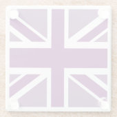 British Union Jack Flag Glasuntersetzer (Rückseite)