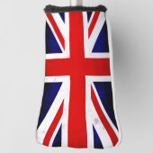 British Union Jack Flag Golf Headcover (Rotieren 90)