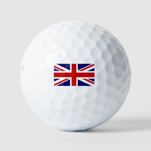 British Union Jack Flag Golfball (Vorderseite)