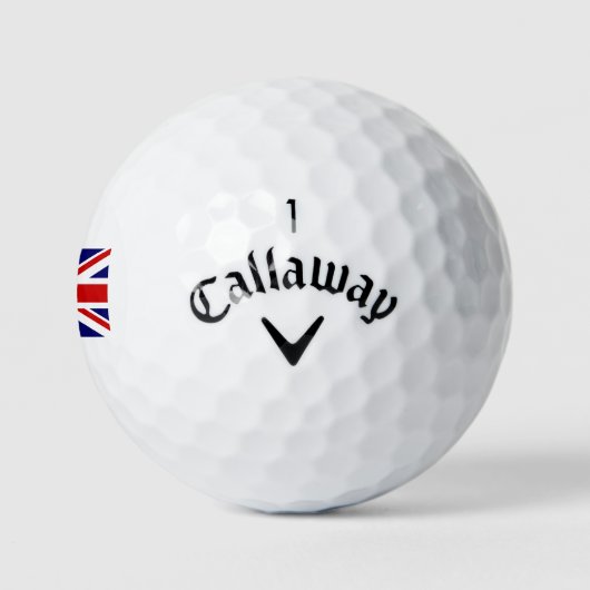 British Union Jack Flag Golfball (Logo)