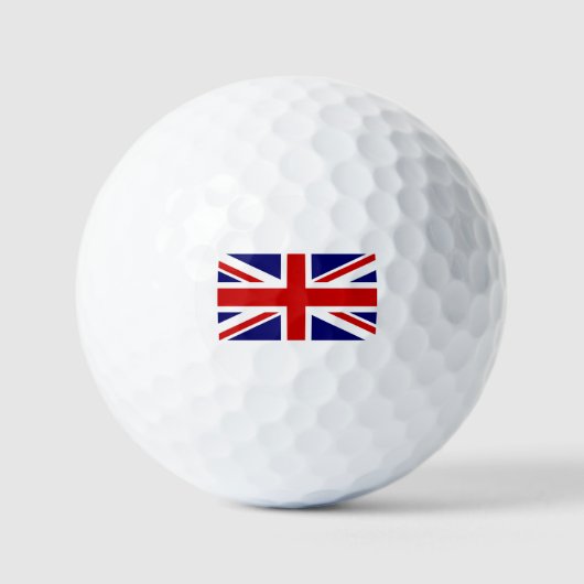 British Union Jack Flag Golfball (Vorderseite)