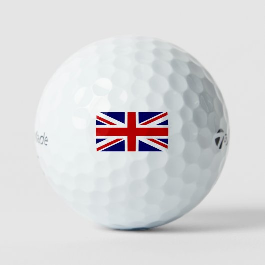 British Union Jack Flag Golfball (Vorderseite)