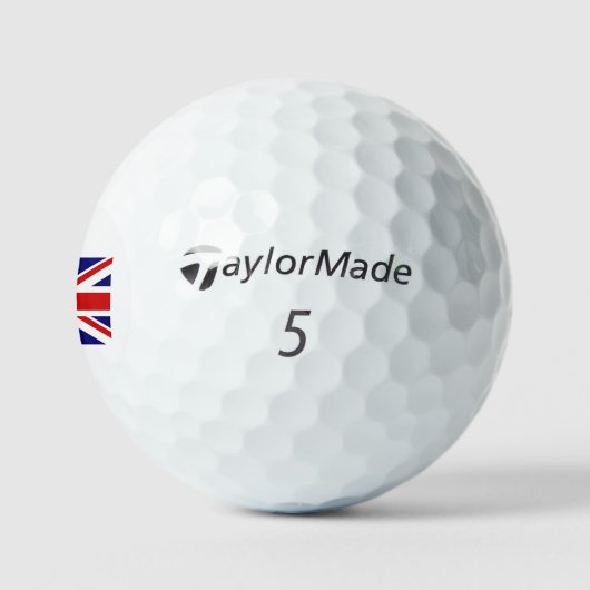 British Union Jack Flag Golfball (Logo)