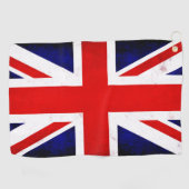 British Union Jack Flag Golfhandtuch (Horizontal)