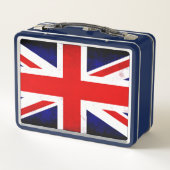 British Union Jack Flag Metall Brotdose (Rückseite)