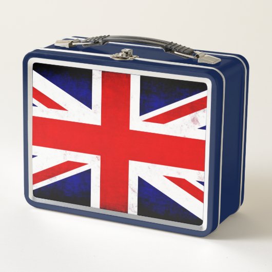 British Union Jack Flag Metall Brotdose (Vorderseite)
