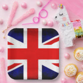 British Union Jack Flag Pappteller (Party)