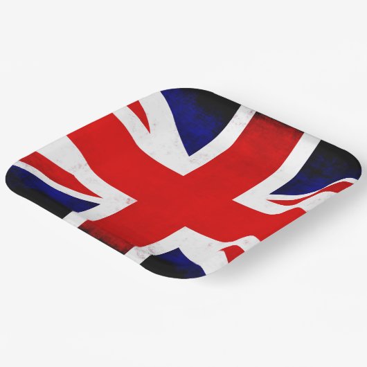 British Union Jack Flag Pappteller (Gewinkelt)