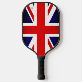 British Union Jack Flag Pickleball Schläger