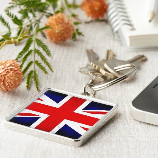 British Union Jack Flag Schlüsselanhänger (Seite)