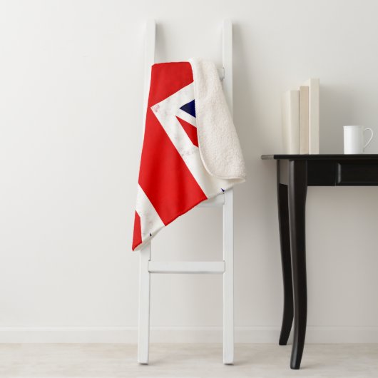 British Union Jack Flag Sherpadecke (Beispiel)
