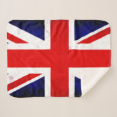 British Union Jack Flag Sherpadecke (Vorderseite (Horizontal))