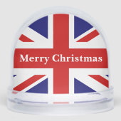British Union Jack flag snow globe with photo Schneekugeln (Vorderseite)