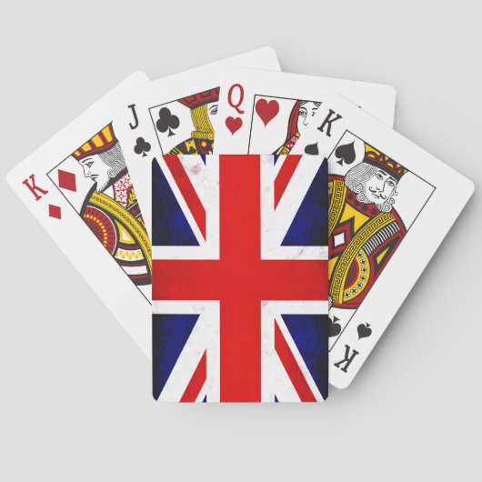 British Union Jack Flag Spielkarten (Rückseite)