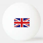 British Union Jack Flag Tischtennisball (Vorderseite)