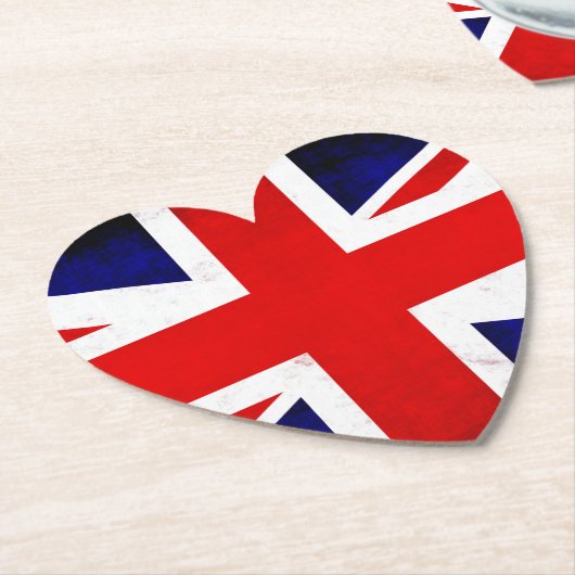 British Union Jack Flag Untersetzer (angewinkelt)