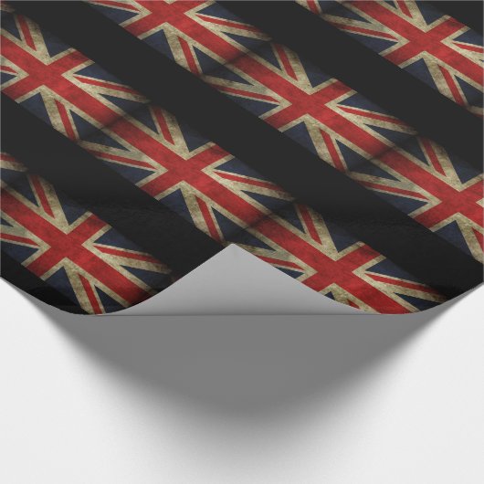 British Union Jack Flag Vereinigtes Königreich Geschenkpapier (Ecke)