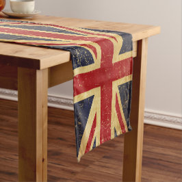 British Union Jack Flag Vintag Kurzer Tischläufer