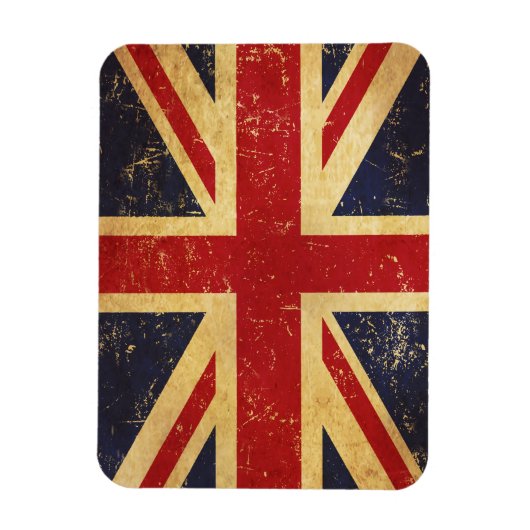 British Union Jack Flag Vintag Magnet (Vertikal)