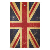 British Union Jack Flag Vintag Mini Klemmbrett (Rückseite)