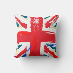 British Union Jack Flag Vintag Worin Kissen