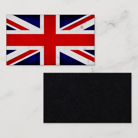 British Union Jack Flag Visitenkarte (Vorne/Hinten)
