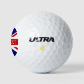 British Union Jack Golf Set | Englischer Stolz Golfball (Logo)