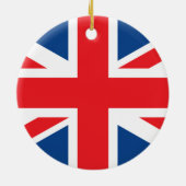 British Union Jack Keramik Ornament (Hinten)