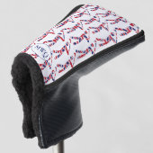 British Union Jack Monogram Golf Headcover (3/4 Vorderseite)