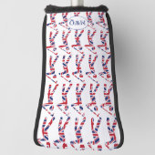 British Union Jack Monogram Golf Headcover (Rotieren 90)