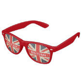 British Union Jack Party Shades Partybrille (Schrägansicht)