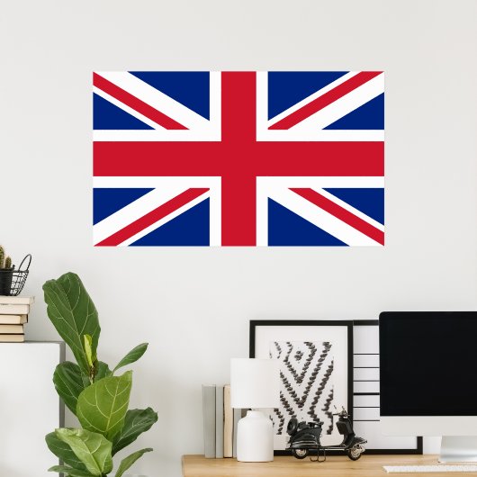British Union Jack Poster (Heimbüro)