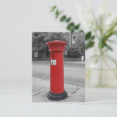 British Victorian Pillar Box Postkarte (Stehend Vorderseite)