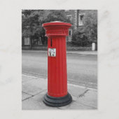 British Victorian Pillar Box Postkarte (Vorderseite)