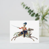British Viktorianisch Cavalry Postkarte (Stehend Vorderseite)