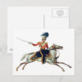 British Viktorianisch Cavalry Postkarte (Vorne/Hinten)