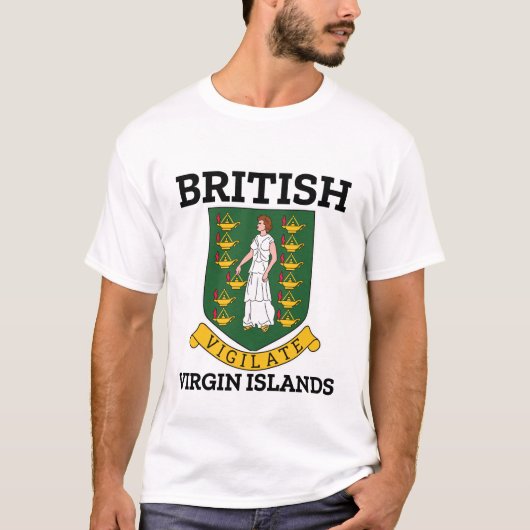 British Virgin Islands coat of arms T-Shirt (Vorderseite)