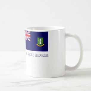 British Virgin Islands kennzeichnen mit Namen Kaffeetasse