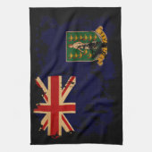 British- Virgin Islandsflagge Handtuch (Vertikal)
